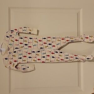 Hanna Andersson Holiday Lights Sleeper, 12/18M